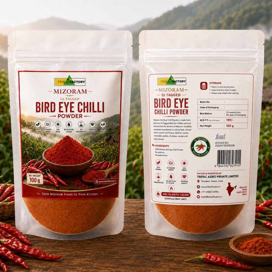 BIRD EYE CHILLI POWDER | 100G PACK - Image 2