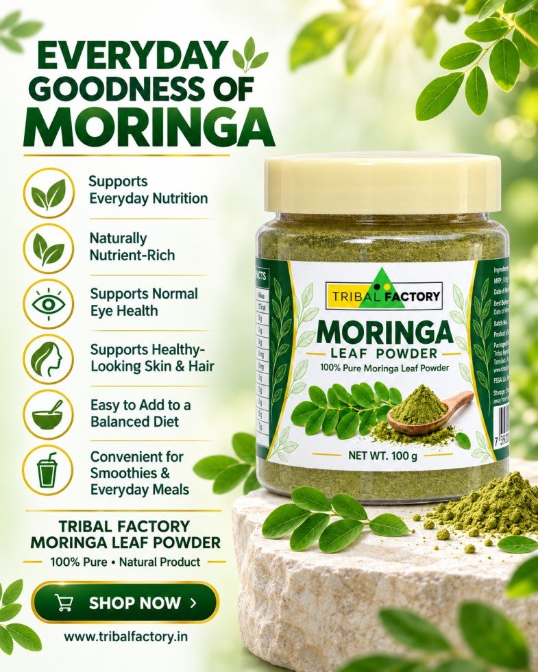Moringa Leaf Powder – 100 g | Pure & Natural Superfood - Image 2